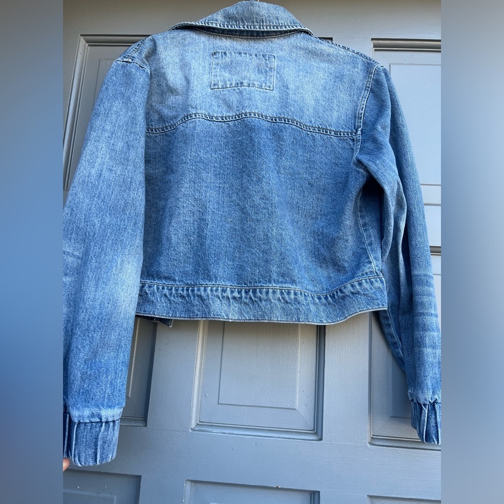 Buffalo David Bitton size S/P denim buttoned jacket with 2 front pockets - Picture 5 of 8